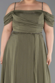 Robe Grande Taille Longue Kaki ABU6185