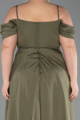 Robe Grande Taille Longue Kaki ABU6185