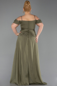 Robe Grande Taille Longue Kaki ABU6185
