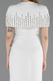 Robe de Soirée Longue Blanc ABU5889