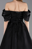 Robe de Soirée Longue Noir ABU6191