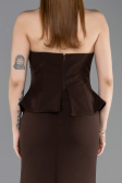 Robe de Soirée Longue Brun ABU6192