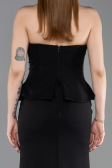 Robe de Soirée Longue Noir ABU6192