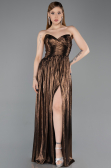Robe de Soirée Longue Brun ABU6196