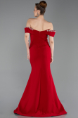 Robe Queue de Poisson Longue Rouge ABU6198