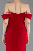 Robe Queue de Poisson Longue Rouge ABU6198