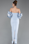 Robe de Soirée Longue Bleu clair ABU6204