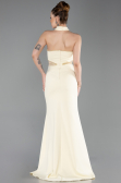 Robe De Soirée Longue Jaune ABU5476