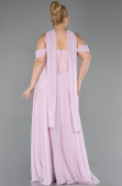 Robe Grande Taille Longue Mousseline Poudre ABU6247