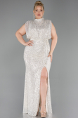 Robe De Soirée Grande Taille Squameuse Longue Vison ABU3115