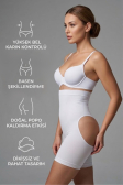 Gaine Ventre Plat & Taille Galbée Blanc EM2063