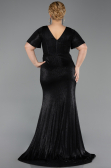 Robe De Soirée Grande Taille Longue Noir ABU6281