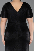 Robe De Soirée Grande Taille Longue Noir ABU6281