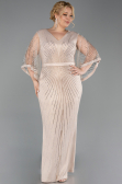 Robe De Soirée Grande Taille Longue Or ABU6301