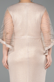 Robe De Soirée Grande Taille Longue Or ABU6301