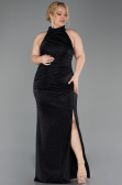 Robe De Soirée Grande Taille Longue Noir ABU6311