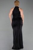 Robe De Soirée Grande Taille Longue Noir ABU6311
