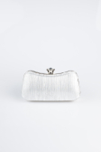 Sac de Soirée Luxe Coupe Au Laser Argent SH855