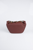 Sac de Soirée Luxe Cuir Rouge Bordeaux KC476
