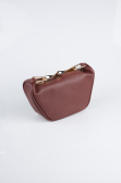 Sac de Soirée Luxe Cuir Rouge Bordeaux KC476