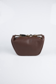 Sac de Soirée Luxe Cuir Brun KC476
