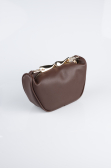 Sac de Soirée Luxe Cuir Brun KC476
