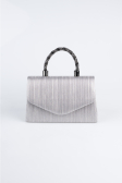 Sac de Soirée Luxe Coupe Au Laser Platine KC267