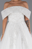 Robes de Mariage Longue Blanc ABG196
