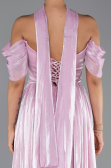 Robe de Soirée Longue Mousseline Poudre ABU6342