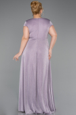 Robe De Soirée Grande Taille Longue Lavande ABU6363