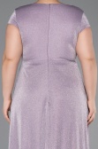 Robe De Soirée Grande Taille Longue Lavande ABU6363