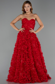 Robe de Soirée Longue Rouge ABU6408