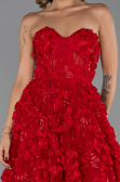 Robe de Soirée Longue Rouge ABU6408