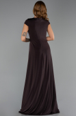 Robe Grande Taille Longue Brun ABU6410