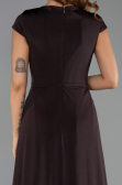 Robe Grande Taille Longue Brun ABU6410