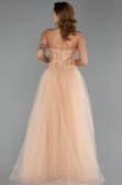 Robe de Soirée Longue Or ABU6412