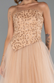 Robe de Soirée Longue Or ABU6412