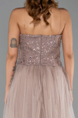 Robe de Soirée Longue Vison ABU6412