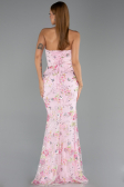 Robe de Soirée Longue Poudre ABU6421