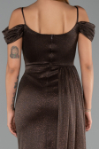 Robe de Soirée Longue Brun ABU2835