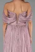 Robe De Soirée Grande Taille Longue Mousseline Poudre ABU6486
