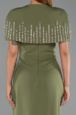 Robe de Soirée Longue Kaki ABU5889