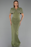 Robe de Soirée Longue Kaki ABU5889