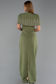 Robe de Soirée Longue Kaki ABU5889