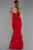 Robe Queue de Poisson Longue Rouge ABU6516