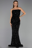 Robe de Soirée Longue Noir ABU6439