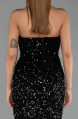 Robe de Soirée Longue Noir ABU6439