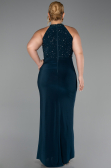 Robe de Soirée Grande Taille Longue Émeraude ABU6415