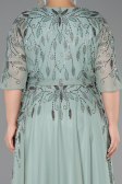 Robe De Soirée Grande Taille Longue Menthe ABU6489