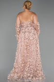 Robe De Fiançailles Grande Taille Longue Poudre ABU5660